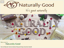 Tablet Screenshot of naturallygoodproducts.com.au
